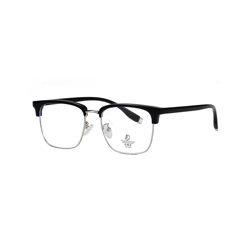 H6606 Browline Design Unisex Semi Blue Light Glasses